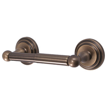 Kingston Brass Milano Toilet Paper Holder With Antique Brass Finish BA2718AB