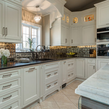Transitional Glam Kitchen