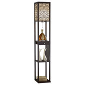 Infinity heart shelf online floor lamp