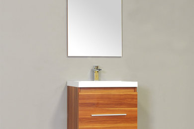 ALYA-AT-8006-C 24" Single Modern Bathroom Vanity | Cherry