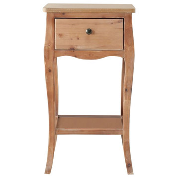 Thelma End Table - Honey Natural