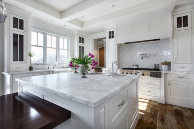 Kitchen - contemporary kitchen idea in Calgary