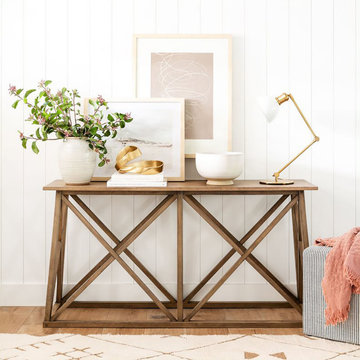 Front Entry Traditionally Styled Console Table - Threshold™ designed with Studio