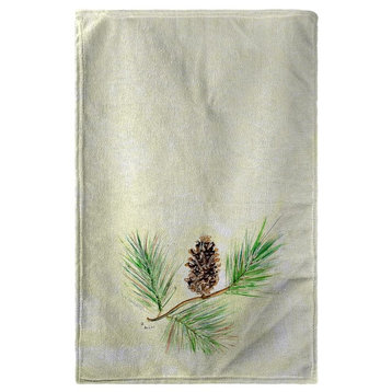 Pinecone Kitchen Towel - Two Sets of Two (4 Total)