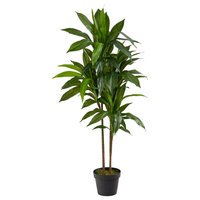 48" Dracaena Silk Plant, Real Touch