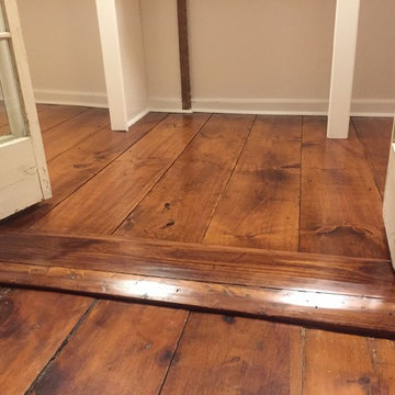 Walk in Closet with Antiqued Flooring