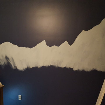 Night Sky Mountain Nursery