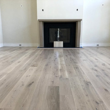 EAST HAMPTON: 8" CHARACTER WHITE OAK WITH 2 COATS BONA WHITE + BONA TRAFFIC HD