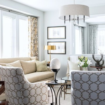 Newly Built Home is Transformed into a Warm and Inviting Gathering Space