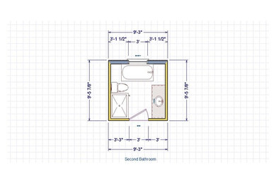 Second Floor Bathroom Plan