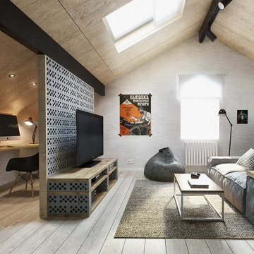 Nội thất căn hộ Penthouse phong cách Scandinavian