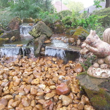 Disappearing, Pondless Waterfall Ideas for your Austin/ Central Texas Landscape