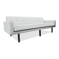 Elite Mid-Century Sofa | White - Sofas