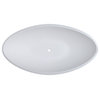 Lavasca Mini XS Freestanding Soaker Tub, Satin White