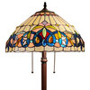 CHLOE Lighting CH3T353BV18-FL2 SERENITY Victorian Bronze 2 Light Floor Lamp