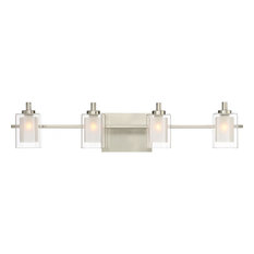 Led Bath Fixture 4-Light Brushed Nickel
