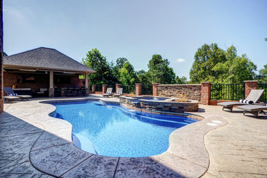 Example of a pool design in Huntington
