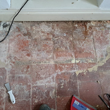 Multiple Neglected Quarry Tiled Floors Restored in Bournville
