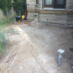 Wood looking Stone Deck using Paverdeck - Landscaping Stones And Pavers