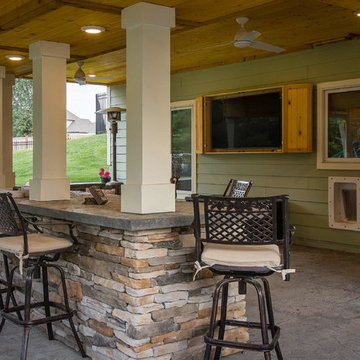Backyard Makeover Creates Multiple Entertainment Areas