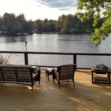 Lakefront deck