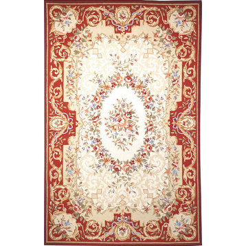 Safavieh Chelsea HK75A Ivory/Red 2'6"x12' Rug