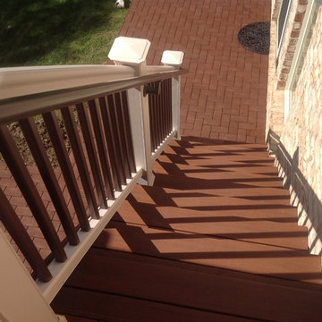 Fort Wayne AZEK Vast paver patio and TimberTech Evolutions deck
