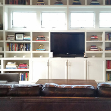 FAMILY ROOM, BOOKCASE, Transitional, Pittsford, NY