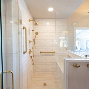 Lenexa, Kansas Primary Bathroom Remodel with Zero-Entry Shower