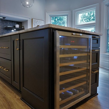 Black and White Village Kitchen