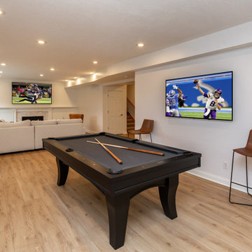 Family Basement Grows Up With Mature Makeover