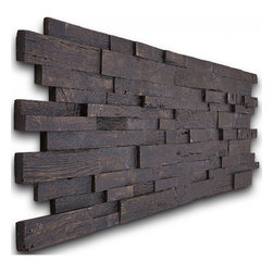 191-WOODEN HIGH-LOW WALL STACKED PANEL - Wall Panels