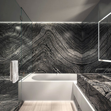 Bagni in marmo, granito e pietra
