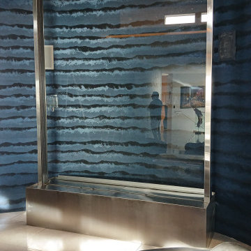 Paradise Valley, AZ. _ Noyes Glass Waterwall Project