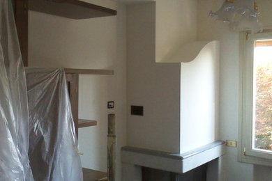 Restyling caminetto salotto