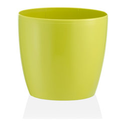 Fiori Madeira Plastic Pot - Lime - Outdoor Plant Pots & Planters