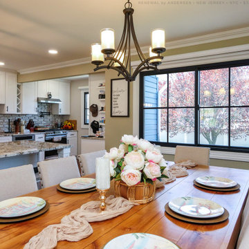 New Sliding Window in Extraordinary Dining Room - Renewal by Andersen NJ / NYC