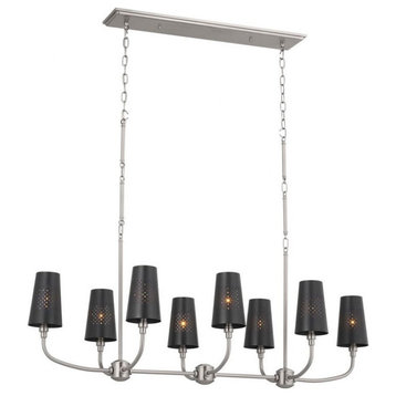 8 Light Chandelier In Traditional Style-18 Inches Tall and 20.75 Inches