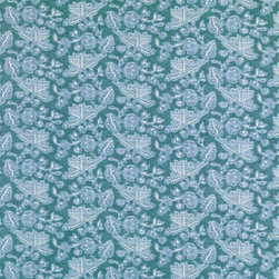 SALTARELLO BLUE/GREEN - Upholstery Fabric