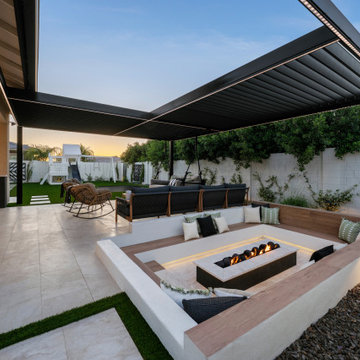 Contemporary Meets Intimate Outdoor Entertaining In Gilbert