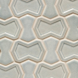 Vibe Parker Mosiac Field in Blue Shadow - Wall And Floor Tile