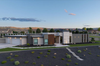 Minimalist exterior home photo in Seattle