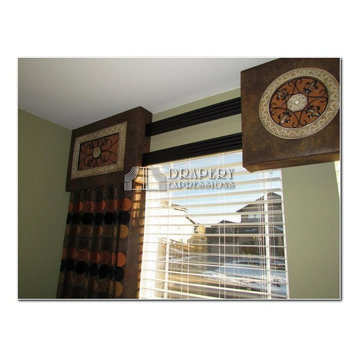 Office Room Cornice Boards Window Treatment