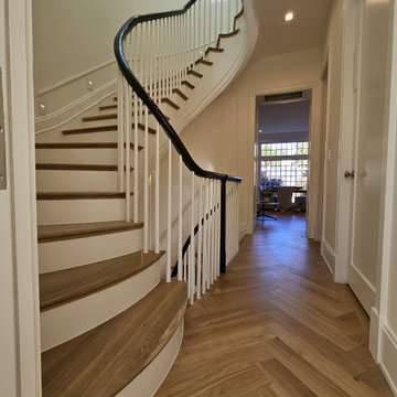 Project #131 | Three-Story Elliptical Staircase in Historic Home