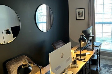 Home office - industrial home office idea