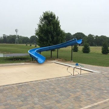 Water Slide Custom Model PS50L-C in Light Blue
