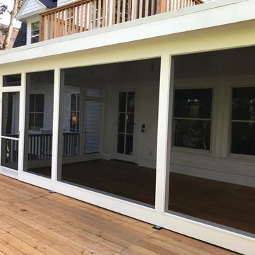 Snap Screen System with screen wall doors