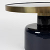 Round Enameled Coffee Table | Zuiver Glam, Blue