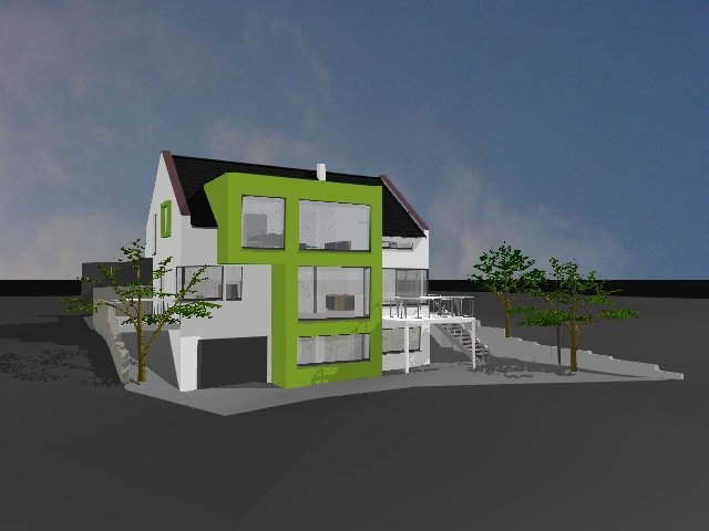 Neubau von einem Einfamilienhaus