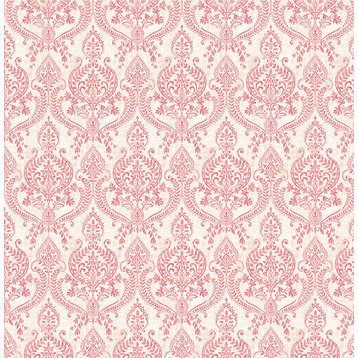 Bohemian Damask Wallpaper, Pink, Bolt